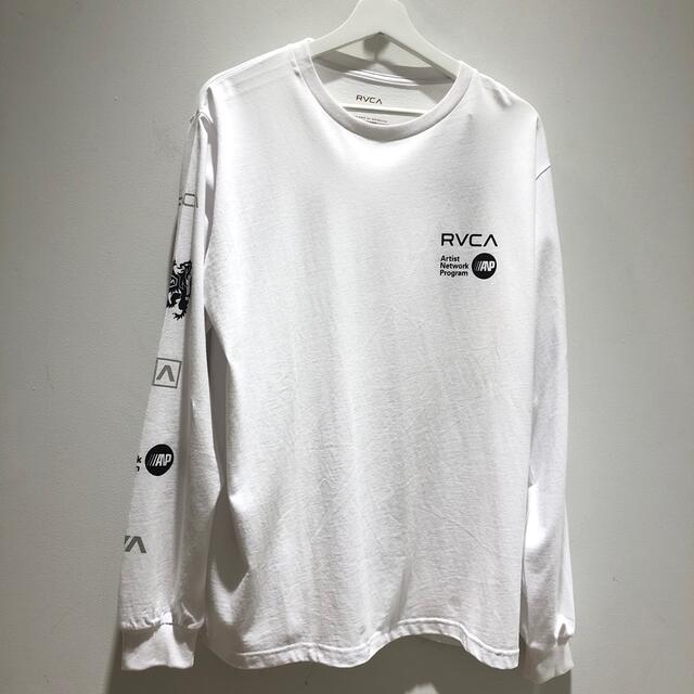 RVCA(ルーカ)のRVCA BC041057 - Lサイズ 綿100% WHT 新品未使用です！ メンズのトップス(Tシャツ/カットソー(半袖/袖なし))の商品写真