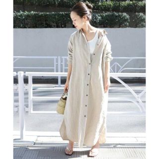 プラージュ(Plage)のPlage Linen シャツワンピース(ロングワンピース/マキシワンピース)