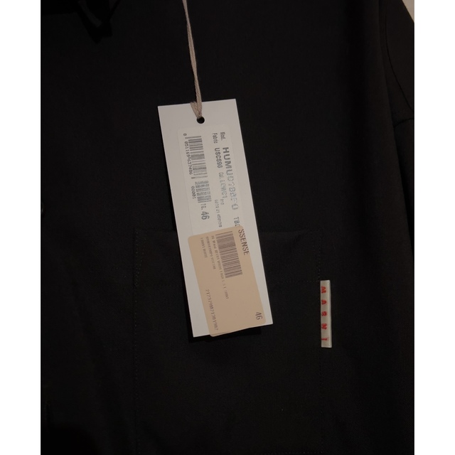 Marni(マルニ)のMARNI ウールトロピカルシャツ　ブラック　46 マルニ メンズのトップス(シャツ)の商品写真