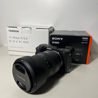 ソニー(SONY)のSONY α6600 TAMRON 17-70mm F2.8 セット(ミラーレス一眼)