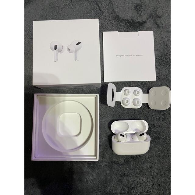 Apple(アップル)のAPPLE AirPods Pro ノイズキャンセリング付完全ワイヤレスイヤホン スマホ/家電/カメラのオーディオ機器(ヘッドフォン/イヤフォン)の商品写真