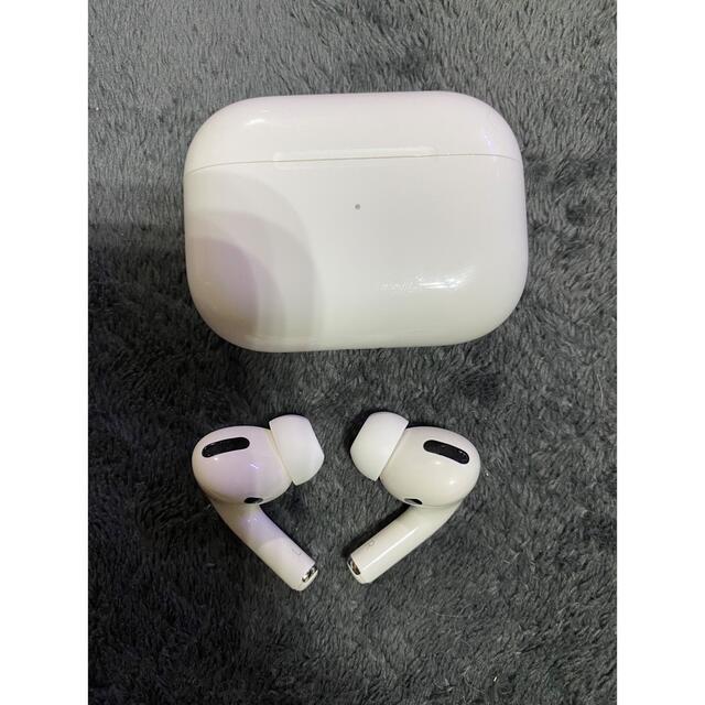 Apple(アップル)のAPPLE AirPods Pro ノイズキャンセリング付完全ワイヤレスイヤホン スマホ/家電/カメラのオーディオ機器(ヘッドフォン/イヤフォン)の商品写真