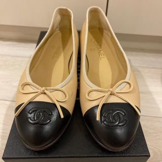 シャネル(CHANEL)のCHANEL バレエフラット　ベージュ(バレエシューズ)