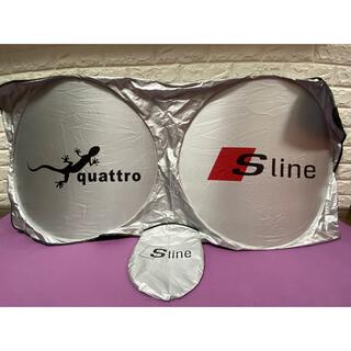 アウディ(AUDI)のSlime Quattro ロゴ　アウディ　サンシェード(車外アクセサリ)