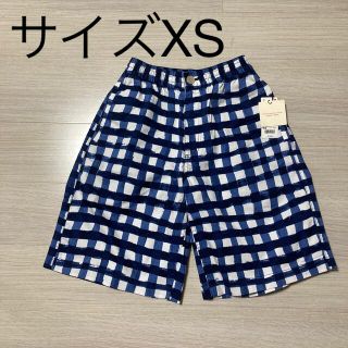 ユニクロ(UNIQLO)のユニクロandマルニ　ワイドフィットボクシーショーツ　チェック XS(ショートパンツ)