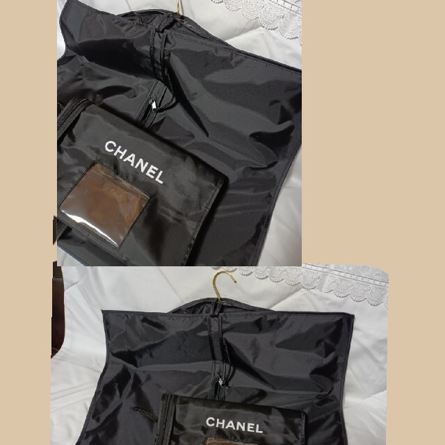 CHANEL(シャネル)のシャネルガーメントケース2、ハンガー1 レディースのファッション小物(その他)の商品写真