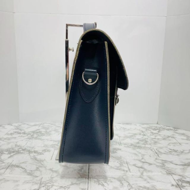 人気NEW】 ザッチェルズ 3way レザーツインポケット 16インチ ネイビー