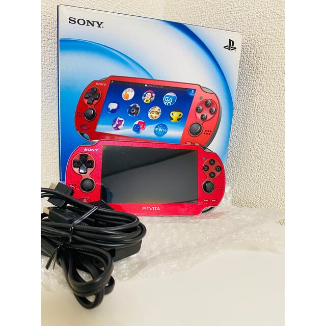 PlayStation Vita - PSVITA コズミックレッド Wi-Fi PCH-1000の通販 by さいたく's shop｜プレイ