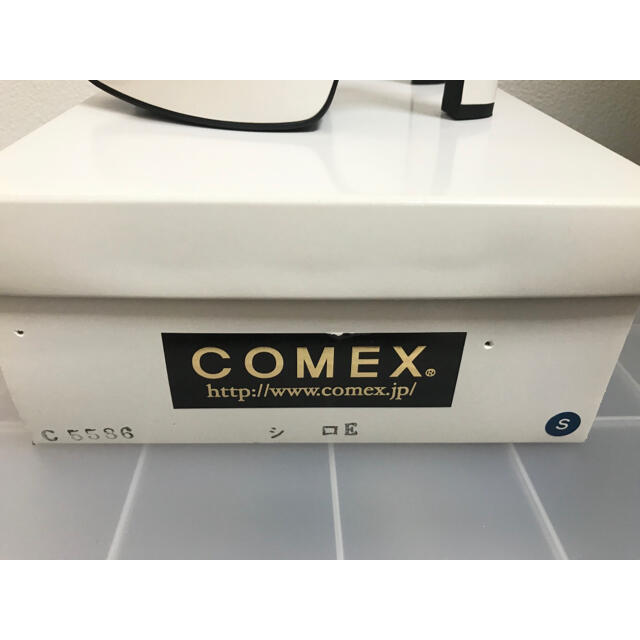 コメックス　COMEX ストラップ付き　ハイヒール　サンダル　ホワイトエナメル白