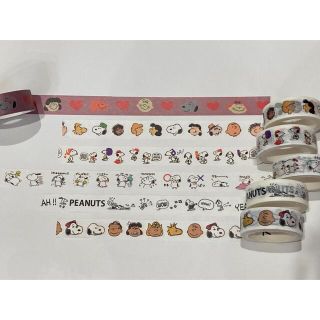 スヌーピー(SNOOPY)のスヌーピーマスキングテープ 6本×2セット(テープ/マスキングテープ)