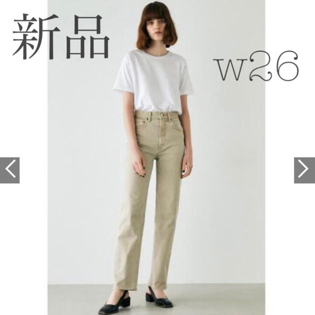 新品　moussy PLAIN JEANS COLOR STRAIGHT w26