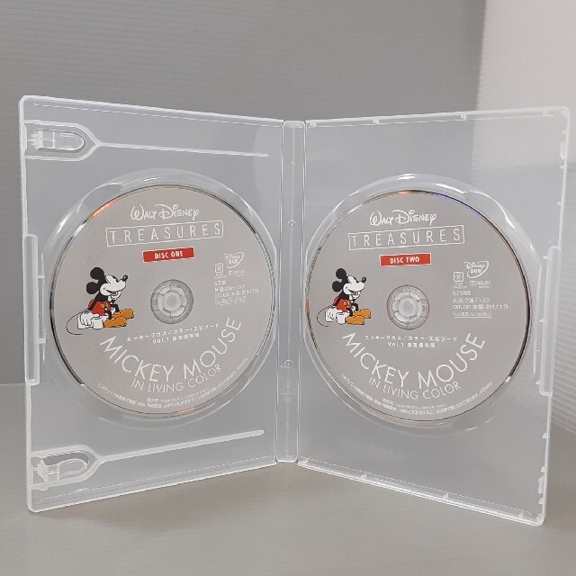 ミッキーマウス カラー・エピソードVOL.1&2 DVDセット(ディスクのみ)