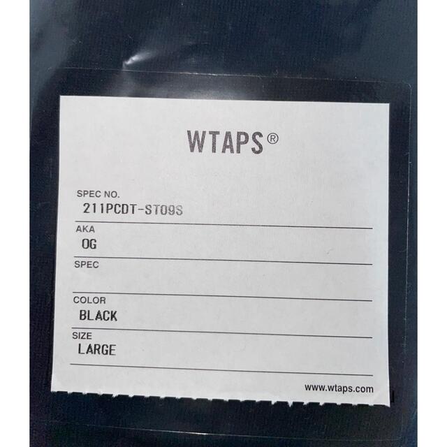 W)taps(ダブルタップス)のWTAPS 21SS OG BLACK LARGE メンズのトップス(Tシャツ/カットソー(半袖/袖なし))の商品写真