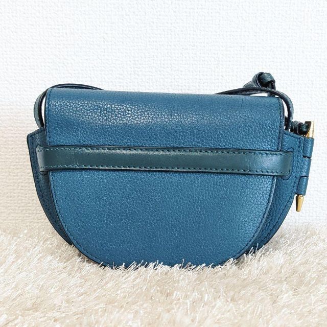 _^未使用新品*グリーン*LOWEW*~ロエベ~ ゲートミニ バッググリーン