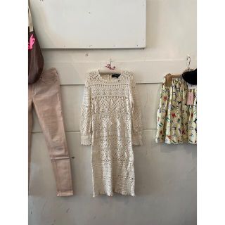 イザベルマラン(Isabel Marant)のISABEL MARANT crochet onepiece.(ひざ丈ワンピース)