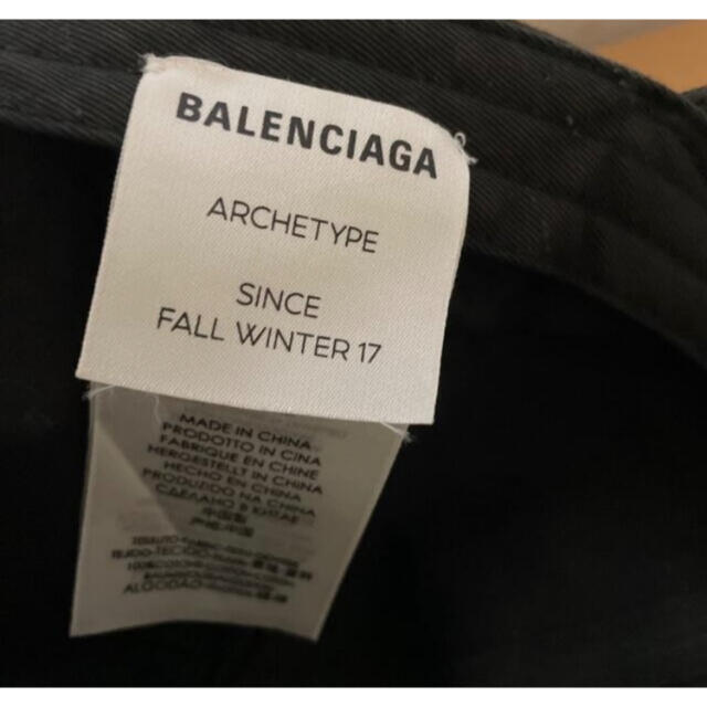 最終値下げ!BALENCIAGA バレンシアガキャップ キャンペーンロゴ