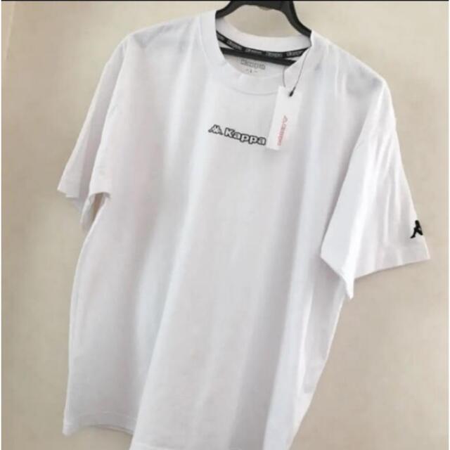 Kappa(カッパ)の新品❤️Kappa Ｔシャツ メンズM 白 メンズのトップス(Tシャツ/カットソー(半袖/袖なし))の商品写真