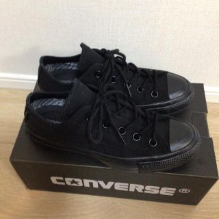 コンバース(CONVERSE)のコンバース　ゴアテックス　黒　22.5  オールスター(スニーカー)