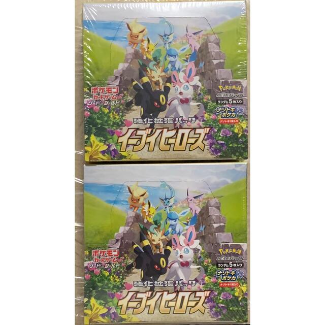 新品未開封　シュリンク付ポケモンカード　イーブイヒーローズ　2 BOX