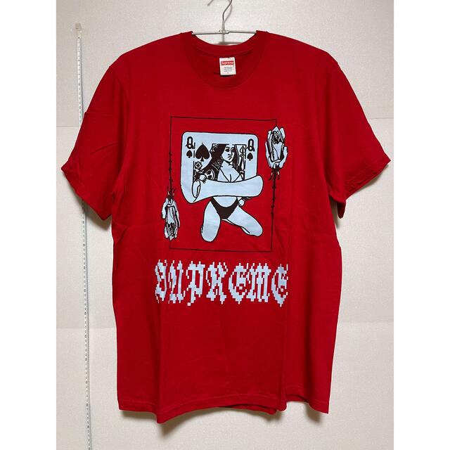 Supreme 19AW/QUEEN TEE/Tシャツ/L/コットン/赤/
