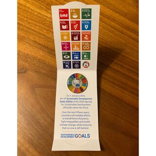 サンリオ(サンリオ)のハローキティ　SDGs　国連公式ラペルピン　バッジ(ブローチ/コサージュ)