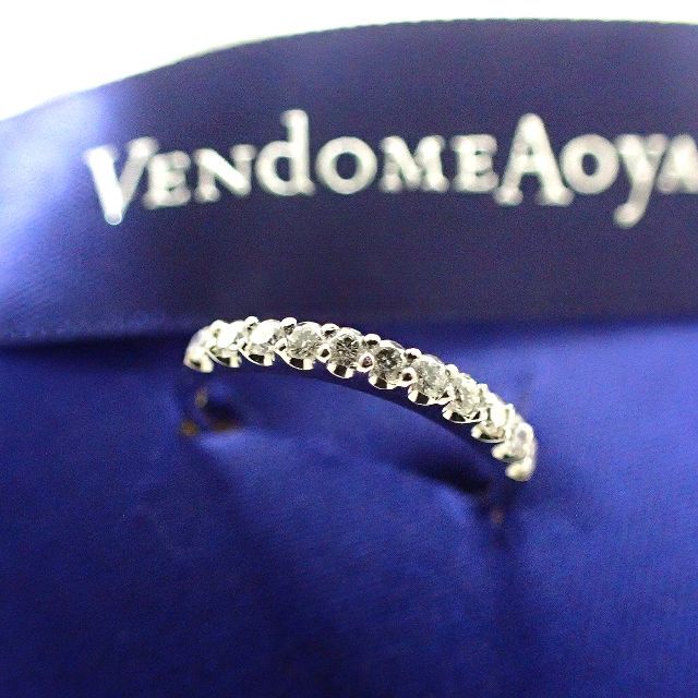 Vendome Aoyama(ヴァンドームアオヤマ)のヴァンドーム青山　Pt950 D0.18ct ダイヤ リング エタニティ 保証書 レディースのアクセサリー(リング(指輪))の商品写真