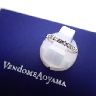 ヴァンドームアオヤマ(Vendome Aoyama)のヴァンドーム青山　Pt950 D0.18ct ダイヤ リング エタニティ 保証書(リング(指輪))