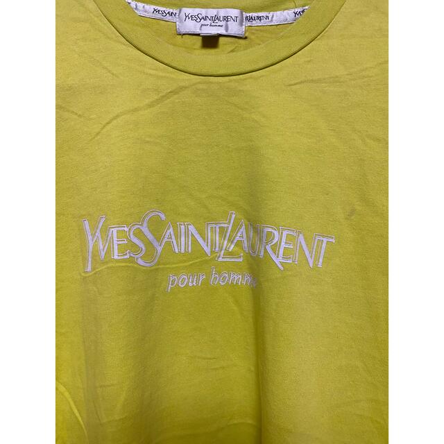 Yves Saint Laurent Beaute(イヴサンローランボーテ)のオールド YSL イヴサンローラン ロゴプリント Tシャツ メンズのトップス(Tシャツ/カットソー(半袖/袖なし))の商品写真