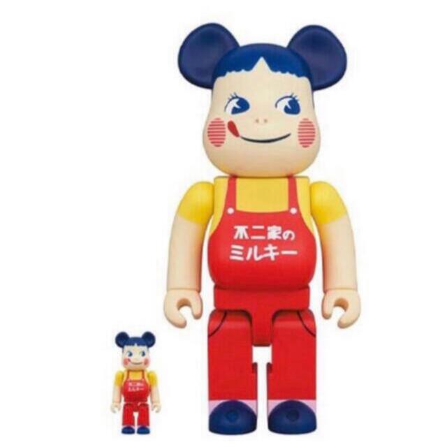 BE＠RBRICK ホーロー看板 ペコちゃん 100％ & 400％