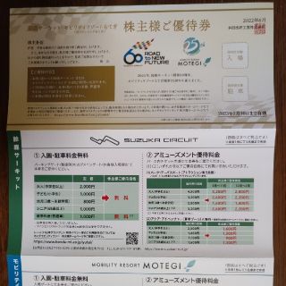 ホンダ(ホンダ)の【なーちゃん専用】ホンダ株主優待券　鈴鹿サーキット ツインリンクもてぎ 株主優待(その他)