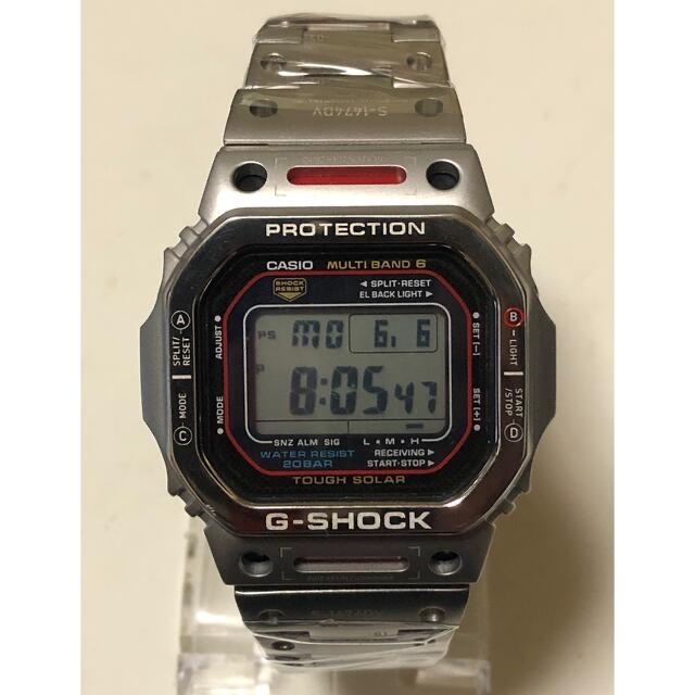 G-SHOCK(ジーショック)のG-SHOCK GMW-B5000TVA-1JRルック シルバーカスタム メンズの時計(腕時計(デジタル))の商品写真