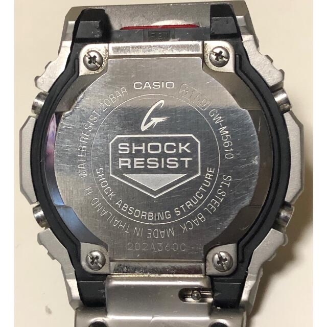 G-SHOCK(ジーショック)のG-SHOCK GMW-B5000TVA-1JRルック シルバーカスタム メンズの時計(腕時計(デジタル))の商品写真