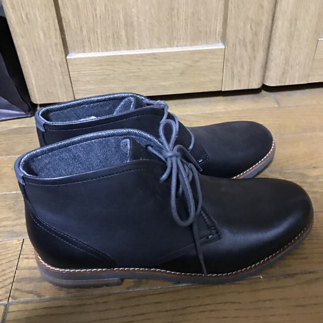 ROCKPORT(ロックポート)の新品  黒の本革ブーツ メンズの靴/シューズ(ブーツ)の商品写真