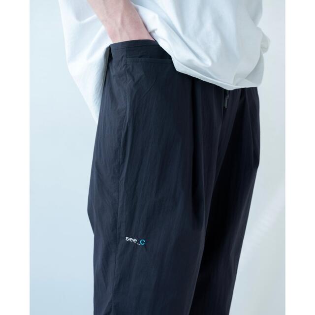 1LDK SELECT(ワンエルディーケーセレクト)のSEE SEE x eye_C TAPERED EASY WIDE PANTS メンズのパンツ(その他)の商品写真