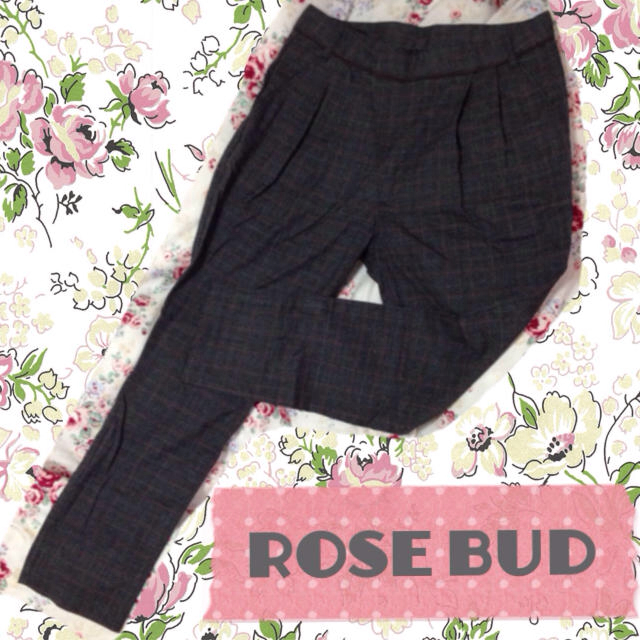 ROSE BUD(ローズバッド)のROSE BUD♡チェックサルエルPT レディースのパンツ(カジュアルパンツ)の商品写真