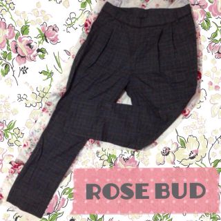 ローズバッドカップルズ(ROSE BUD)のROSE BUD♡チェックサルエルPT(カジュアルパンツ)