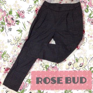 ローズバッド(ROSE BUD)のROSE BUD♡チェックサルエルPT(カジュアルパンツ)