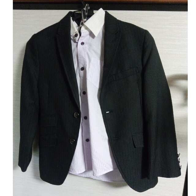 ヒロミチナカノ　スーツ上下セット　ネクタイ・ワイシャツ付　一式　130cm