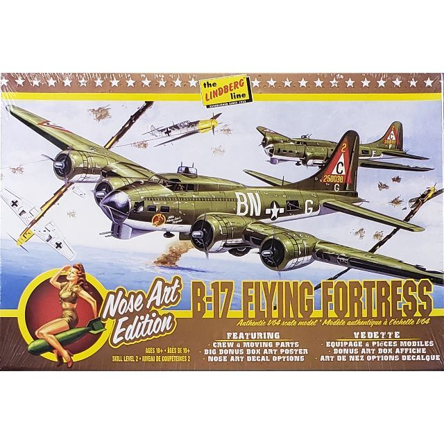 B-17 フライングフォートレス ノーズアート 1/64 リンドバーグLIN431