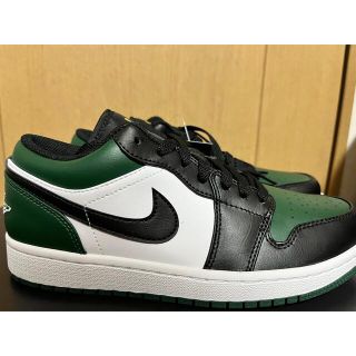 ナイキ(NIKE)のNIKE AIR JORDAN1 LOW "GREEN TOE" 25.0cm(スニーカー)