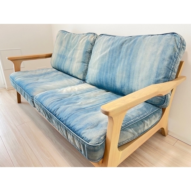 オーダー WTW TISMO SOFA デニムソファー 3人がけ ダブルティー