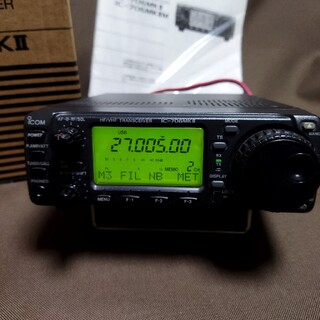 【美品】IC-706MK2　100W　アマチュア無線機希少セパレートキットセット(アマチュア無線)