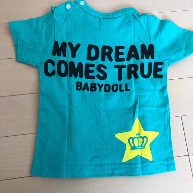 BABYDOLL(ベビードール)のBABYDOLL Tシャツ 80 ブルー系 キッズ/ベビー/マタニティのベビー服(~85cm)(Ｔシャツ)の商品写真