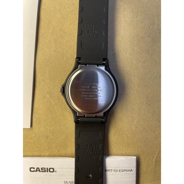 【新品】カシオ　腕時計　時計　スタンダード　ブラック　黒　シンプル レディースのファッション小物(腕時計)の商品写真