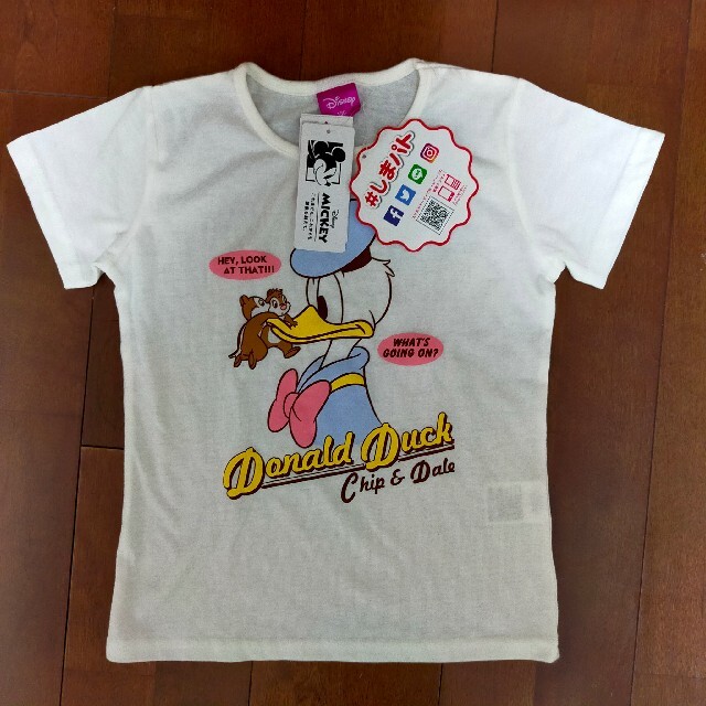 しまむら(シマムラ)のTシャツ　130サイズ　２枚セット キッズ/ベビー/マタニティのキッズ服女の子用(90cm~)(Tシャツ/カットソー)の商品写真