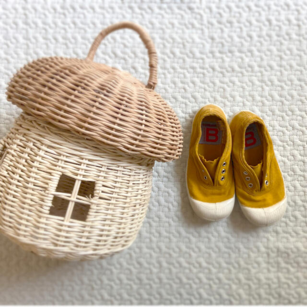 BENSIMON(ベンシモン)のベンシモン マスタードスリッポン26 キッズ/ベビー/マタニティのキッズ靴/シューズ(15cm~)(スリッポン)の商品写真