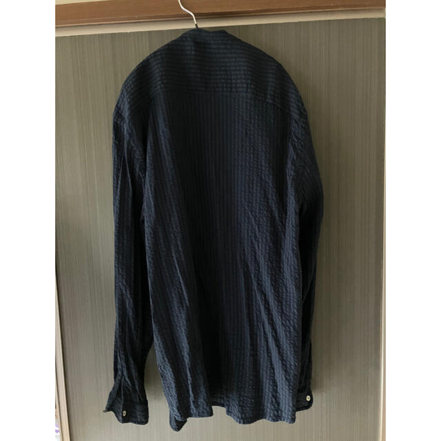 ZARA(ザラ)のzaraシアサッカーシャツ メンズのトップス(シャツ)の商品写真