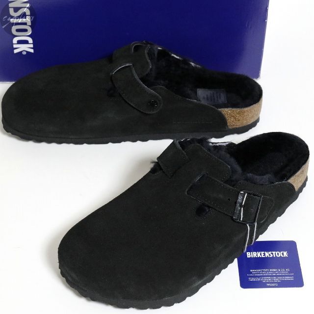 BIRKENSTOCK(ビルケンシュトック)の43 新品 ビルケンシュトック ボストン シアリング スエード レザー サンダル メンズの靴/シューズ(サンダル)の商品写真