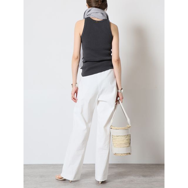 今期・完売・タグ付・ドゥーズィエムクラスのstretch twillタック