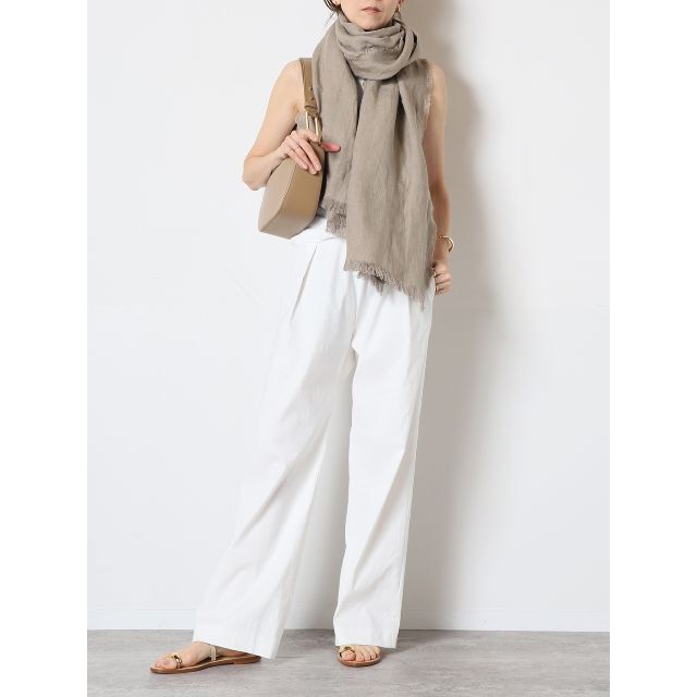今期・完売・タグ付・ドゥーズィエムクラスのstretch twillタック